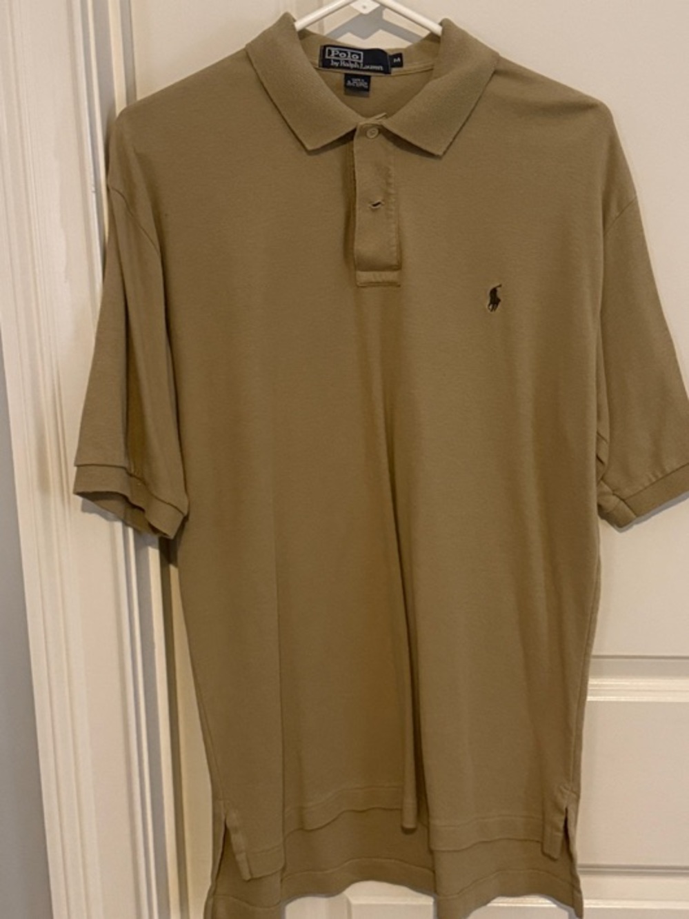 Polo by Ralph Lauren Olive Green Classic Polo with Embroidered Pony
